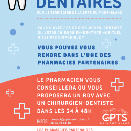 Soins Non Programmés (SNP) urgences dentaires territoires Pays du Mont-Blanc