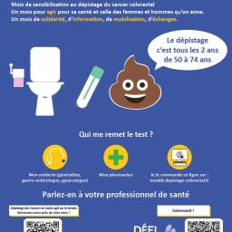 Mars Bleu 🩵 Dépistage du cancer colorectal 