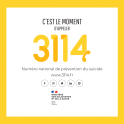 3114, numéro national prévention suicide