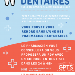 Soins Non Programmés (SNP) urgences dentaires territoires Pays du Mont-Blanc